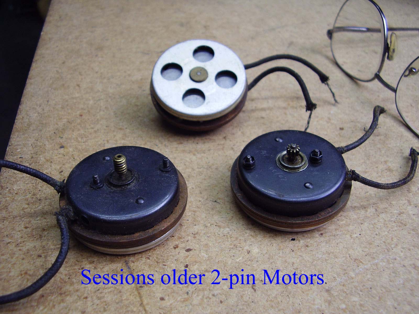 Mike's Telechron Clock Clinic's Sessions Older 2pin Clock Motors Page